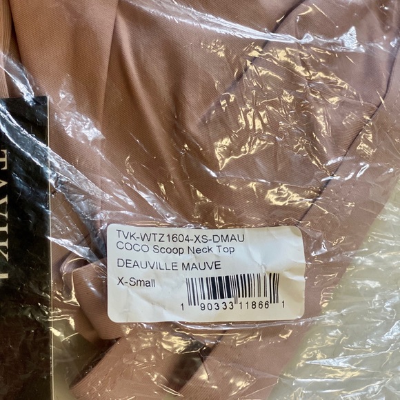 🎉Sale🎉 Tavik Coco Scoop Neck Swim Top In Mauve - Picture 9 of 9